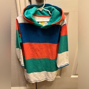 Mini Boden Hooded Terry Cloth Coverup 5-6 years old